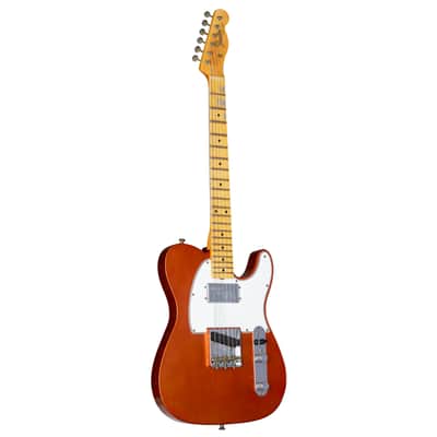 Fender Postmodern Telecaster Journeyman Faded Aged Candy Tangerine - Custom Electric Guitar image 1