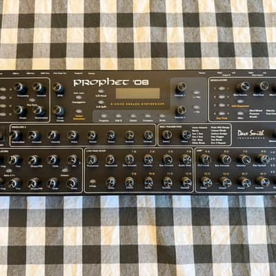 Dave Smith Instruments Prophet 08 PE Desktop 8-Voice Desktop Synthesizer 2012 - 2016 - Black with Wood Sides image 4
