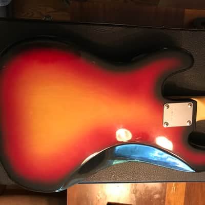 Ibanez Silver Series Precision Bass LAWSUIT 1977 "Sunburst" image 4