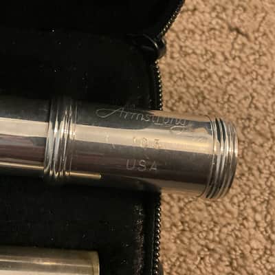 Armstrong 103 - Open Hole Flute All New Pads, New Case image 4