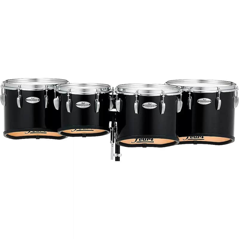 Pearl PMTM0234 Championship Maple 10 / 12 / 13 / 14" Sonic Cut Quad Marching Tenor Set image 1