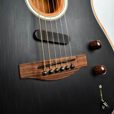 Fender Acoustasonic Player Telecaster Brushed Black Acoustic Electric w/ Gig Bag image 3