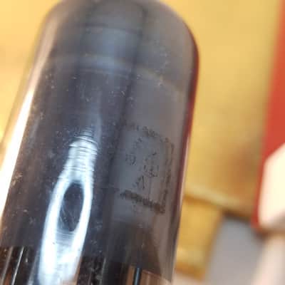 NU National Union 7N7 Loktal AT1000 TESTED Vacuum Tube greyglass T1 rare support rods triple mica early military dual triode (like 6SN7) 1941-1946 image 8