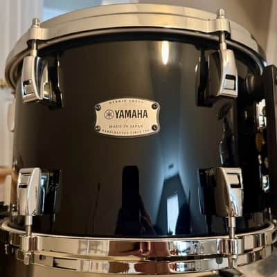 Yamaha PHX 5pc Shell Pack - Solid Black Lacquer 10/12/14/16/22 image 4