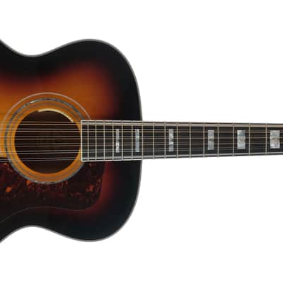 Guild F-512E Maple Antique Burst image 2