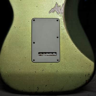 Fender Stratocaster Relic Nitro Green Sparkle Custom Shop Fat 50's image 2