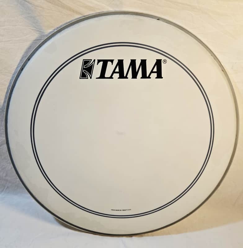 22"TAMA Logo Remo Bass Drum Head image 1