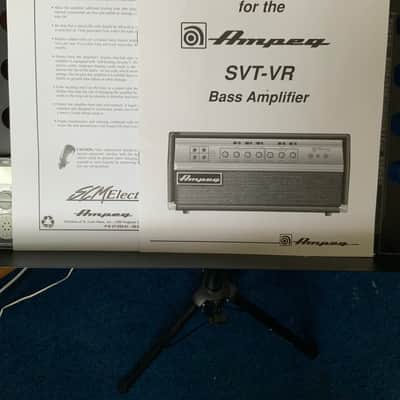 Ampeg SVT-VR Classic Series 300-Watt Bass Amp Head 2007 - Present - Black image 13