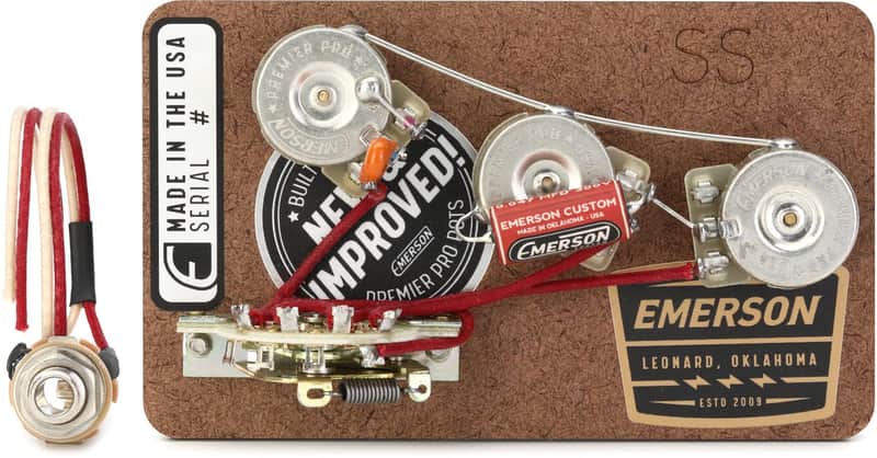 Emerson Custom Prewired Kit for PRS Silver Sky image 1