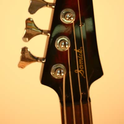 Rare Samick mini firebird bass 1980 image 7