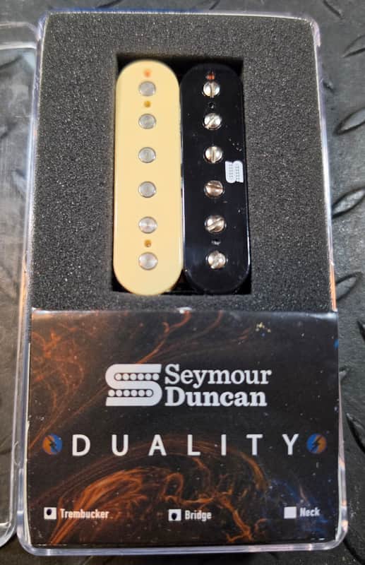 Seymour Duncan Duality Bridge Humbucker 2010s - Reverse Zebra 11106-74-RZ Pickup image 1