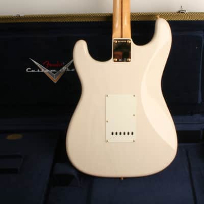 Fender Custom Shop Vintage Custom 1957 Stratocaster NOS Maple Fingerboard Aged White Blonde R139218 image 2