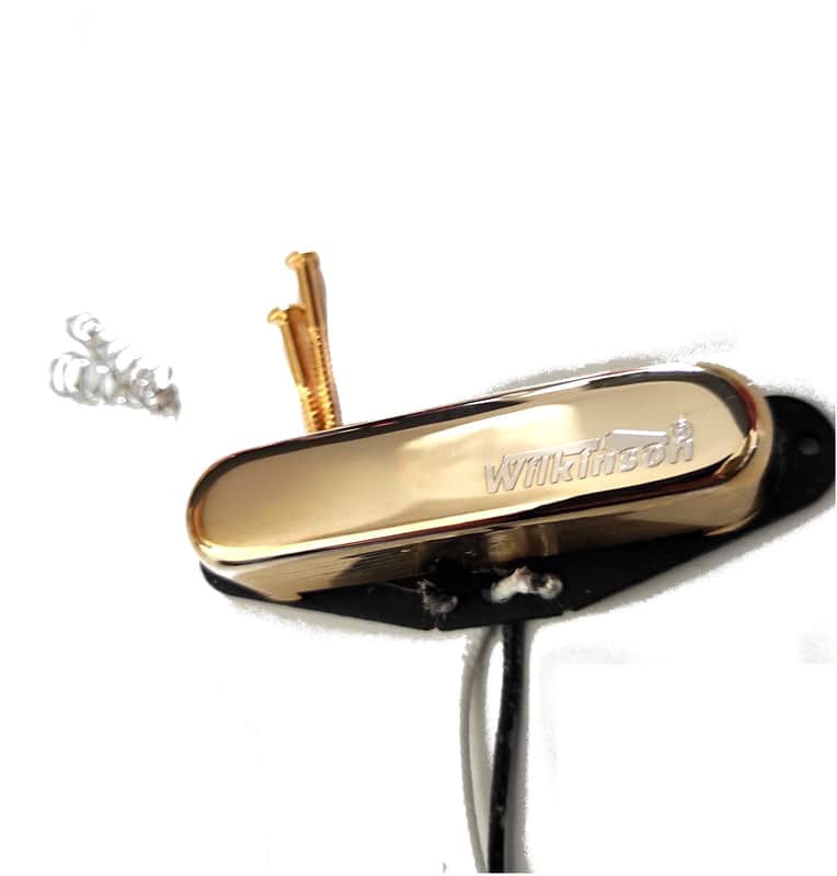 Vintage Tele neck pickup Wilkinson MWTN Gold image 1