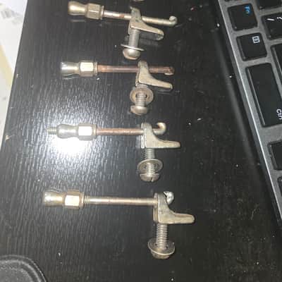 1930's May Bell banjo Lug - Screw - Rod Assembly  - LOT OF 5 Banjo Parts image 2