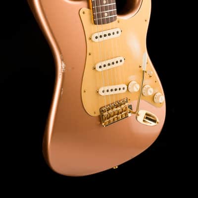 Fender Custom Shop Golden Rose 1959 Stratocaster Relic Copper Metallic - Truetone Color Set image 19