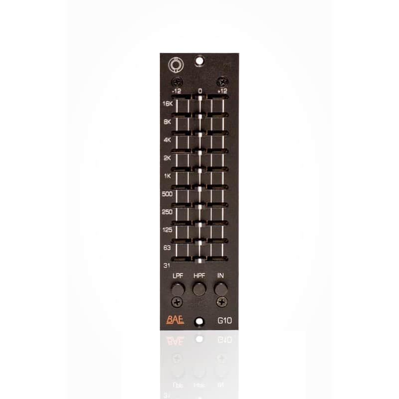 BAE G10 500 Series 10-Band Graphic EQ Module image 1