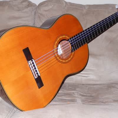 HAND MADE BY EICHI KODAIRA EL300 SUPERB VINTAGE 630MM SCALE CLASSICAL GUITAR image 2