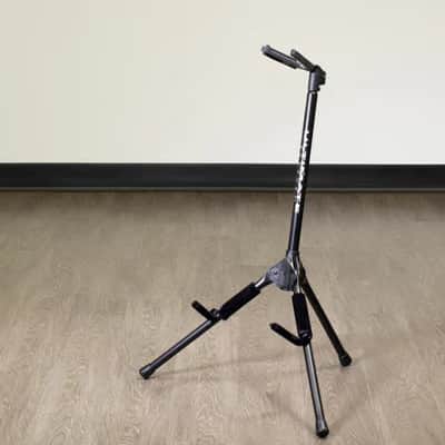 Ultimate Support GS-200 Genesis Series Plus Guitar Stand with One Click Push-Button Locking Leg Mechanism, Secure Head Stock Yoke, and Support Arms image 3