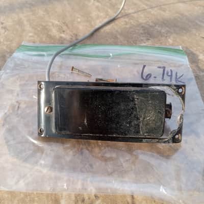Vintage Circa 1972 Gibson SB Bass Patent Number Pickup w/ Ring, Mounting Screws! Rare, Original Part! image 1