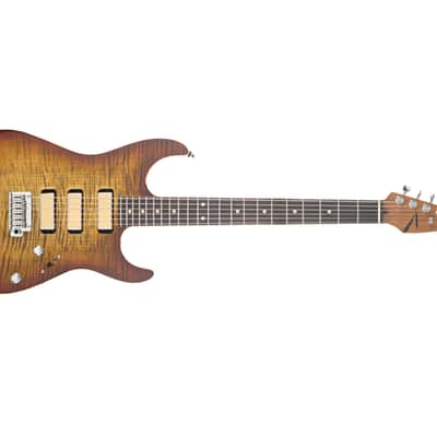 Anderson Drop Top Light Tiger Eye Burst Guitar #08-19-24N image 5