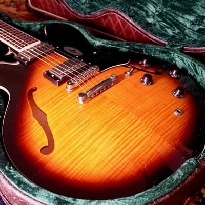 Maybach Guitars  CAPITOL 59 Aged ( 335 Thinline )  2022  Sunburst In Stock Ready to Ship Worldwide ! image 3