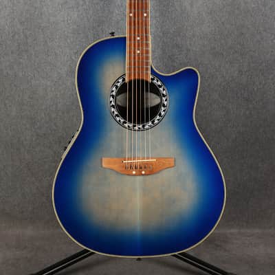 Applause by Ovation AE 28 Electro Acoustic - Blue Burst - 2nd Hand image 3