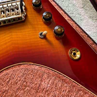 Ibanez X-Series RR550SC "Rocket Roll" 1983 - Flamed Maple Sunburst image 10
