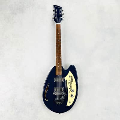 Teisco MQ-56 May Queen Reissue 1999 - Navy Blue image 2