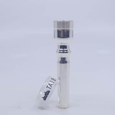ACB TA1B Trumpet Mouthpiece with a Clear Acrylic Rim - Silver/Acrylic image 4