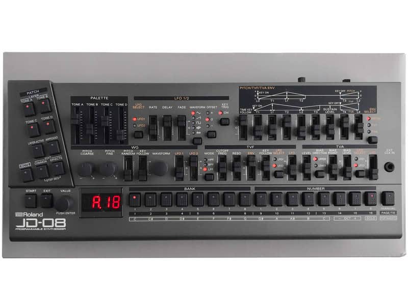 2021 Roland JD-08 Boutique Series Programmable Synthesizer Module JD-800 Emulator image 1