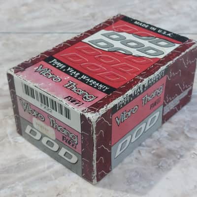 DOD Vibrothang FX22 [NOS - New Old Stock, Complete with Box & Manual] 1st edition 1990 - Metallic Candy Red image 4