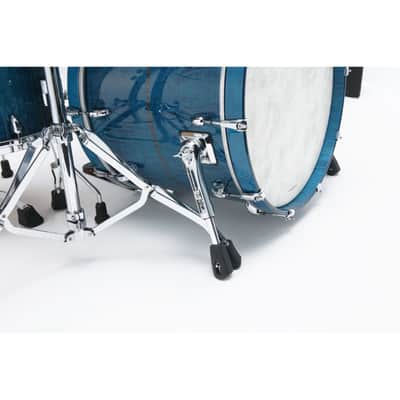 Tama TM42RZSS-ROLC Star Maple Ocean Blue Curly Maple - Drum Shell Set image 7