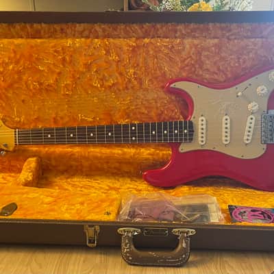 Fender Mark Knopfler Artist Series Signature Stratocaster 2011- Hot Red image 1