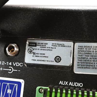 HME MB340/HD Wireless Intercom Base Station (NO POWER SUPPLY) CG01UCK image 12