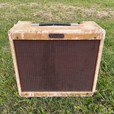 Vintage 1957 Fender Tweed Princeton 5F2 Narrow Panel image 1