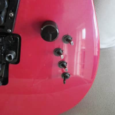Kramer Stage Master American Custom Mach 1 1986 - Fluorescent Pink image 6