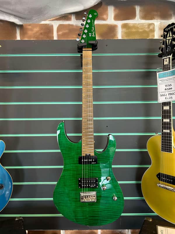 Harley Benton HP-42 Signature Transparent Turquoise 2021 Electric