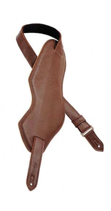 Levys M29 Ergonomic Bass Strap - Brown image 1