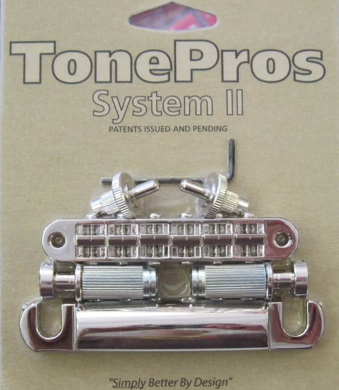 TonePros LPM04-N Standard Tuneomatic/Tailpiece Set Nickel image 1