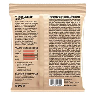 ERNIE BALL 2802 Flatwound Group I 55-110 image 3