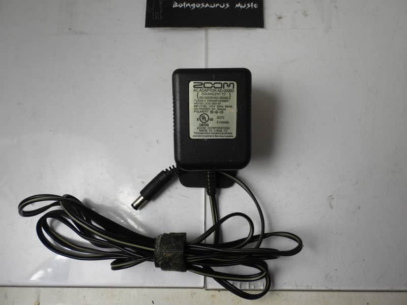 OEM Zoom AD-006D 9-Volt DC Power Supply Effects Pedal Adapter Original image 1