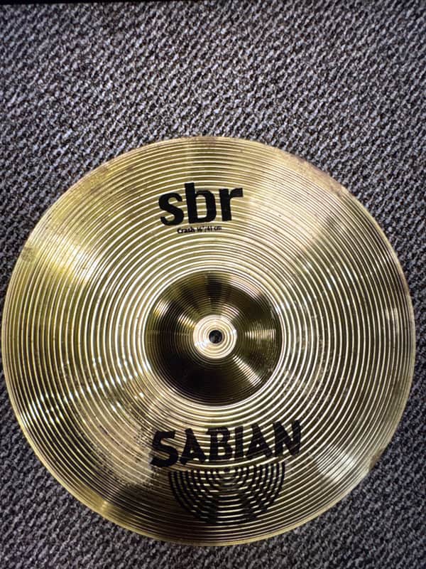 Sabian 16" SBr Crash Cymbal 2010 - Present - Natural image 1