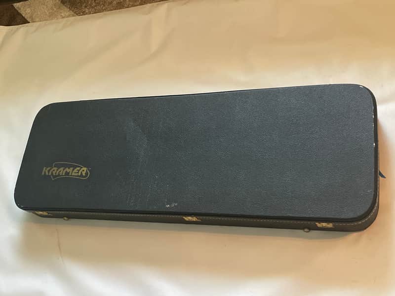 1980's Kramer Focus Pacer Black Tolex Hardshell Electric Guitar Case image 1