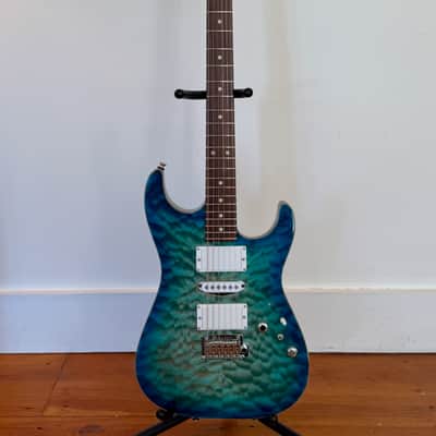 2023 Tom Anderson Guitarworks Drop Top - Natural Bora Burst - MINT image 2