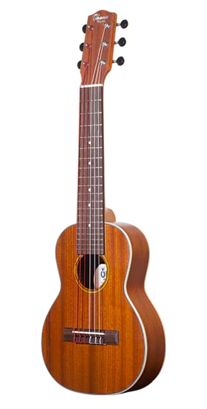 Ohana TKG-20 Mahogany Mini-Guitar - E to E Tuning + Gig Bag and More - B-stock image 1