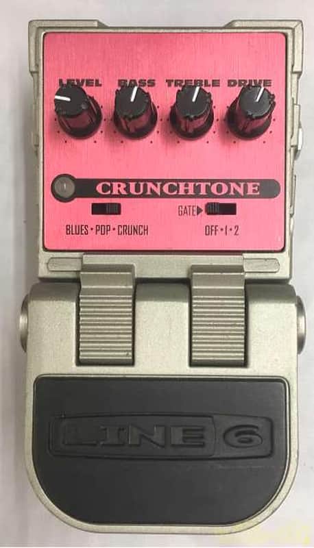 LINE6 CRUNCHTONE Distortion Effects Pedal - Dynamic Guitar Sound image 1