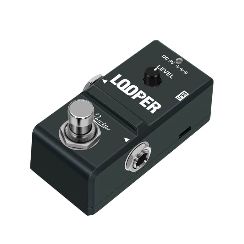Rowin LN-332 48K Looper Electric Guitar Effect Loop Pedal 10 Minutes of Looping Unlimited Overdubs USB Port True Bypass-95% New image 1