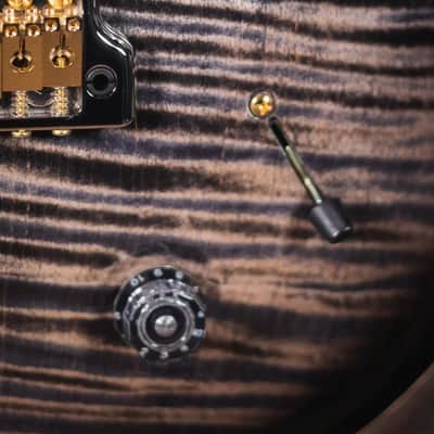 PRS Studio 10-Top Electric Guitar - Charcoal Burst with Hardshell Case image 12