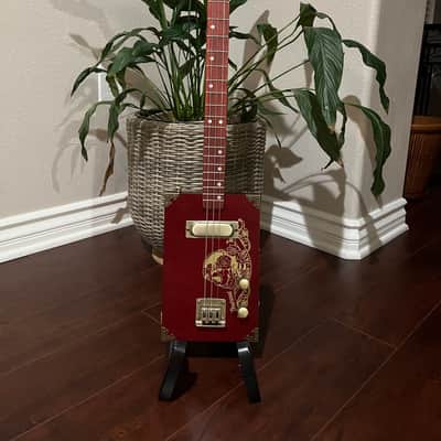 Cigar Box Guitar, 3-String Electric, Sweet Jane image 1