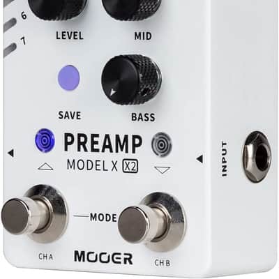 Mooer Preamp Model X X2 Dual-channel Preamp Pedal Guitar Effects Pedal image 3